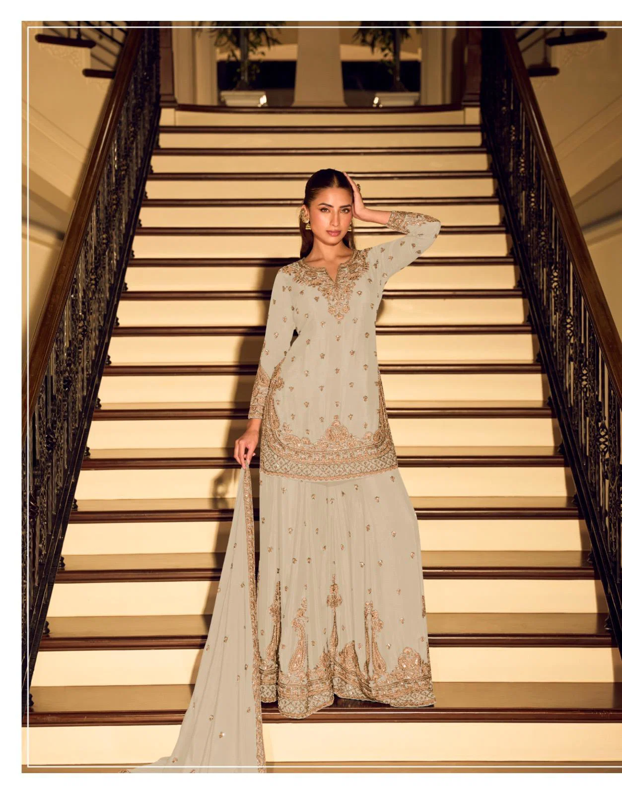 Sayuri Kanchan Pro Chinon Silk With Embroidered Work Salwar Kameez Silk Aura Usa