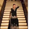 Sayuri Kanchan Pro Black Chinon Silk With Embroidered Work Salwar Kameez Silk Aura Usa