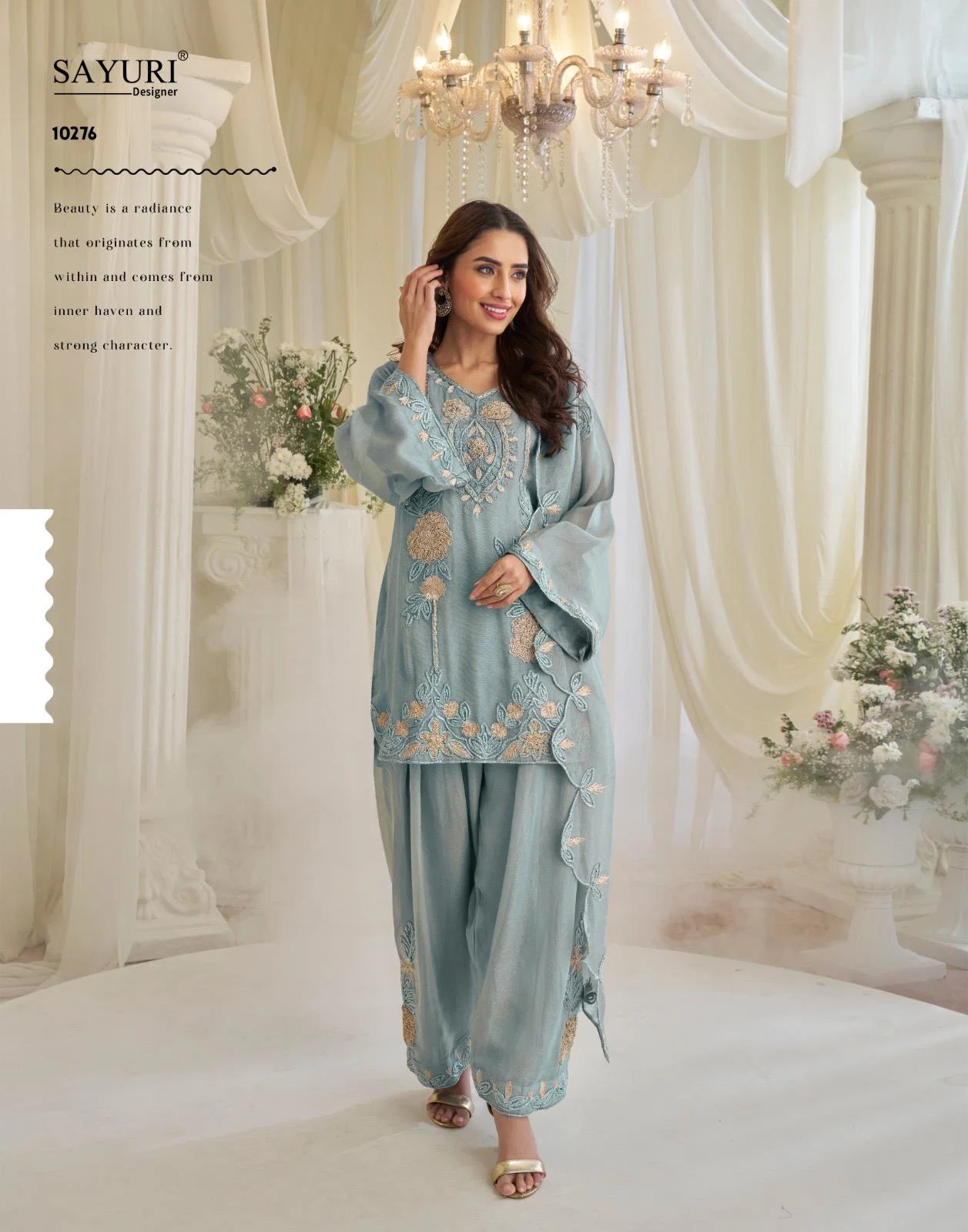 Sayuri Kajal Black Grey Silk With Embnroidered Designer Top Bottom And Dupatta Usa