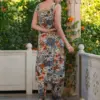Buy Ladies Multicolor Pure Cotton Floral Printed Straight Kurta Pant Set Usa