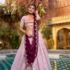 WMN 2008b Designed for Weddings & Festive Occasions Lehenga Set Combines Royal Paithani Embroidery - Usa
