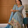 MRD 3092 Chinnon Silk Kurti Sharara Suit Dress Online Usa