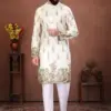 Buy Threadthrill Aaviyaar Vol 2 White Cotton Kurta Pajama Online Usa