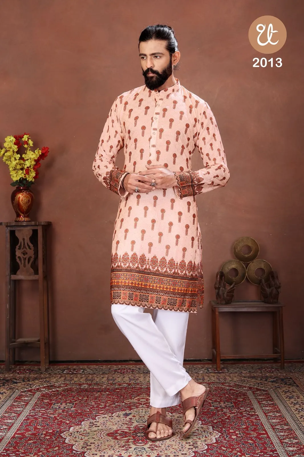 Buy Threadthrill Aaviyaar Vol 2 Baby Pink Cotton Kurta Pajama Online Usa