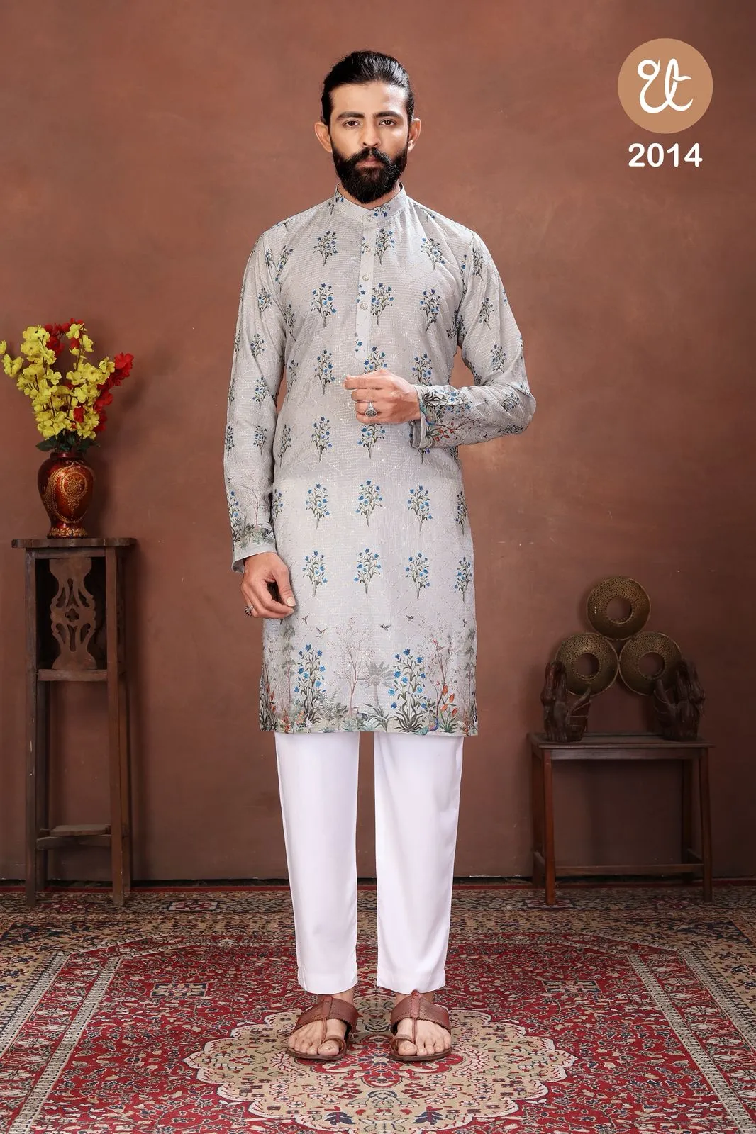 Buy Threadthrill Aaviyaar Vol 2 Silvar Cotton Festival Kurta Pajama Online Usa