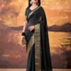 WMN 7908 Black Mass Mello Zari Weaving Work Saree Usa Online