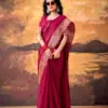 Buy WMN 7908 Maroon Mass Mello Zari Party Wear Work Saree Online Usa