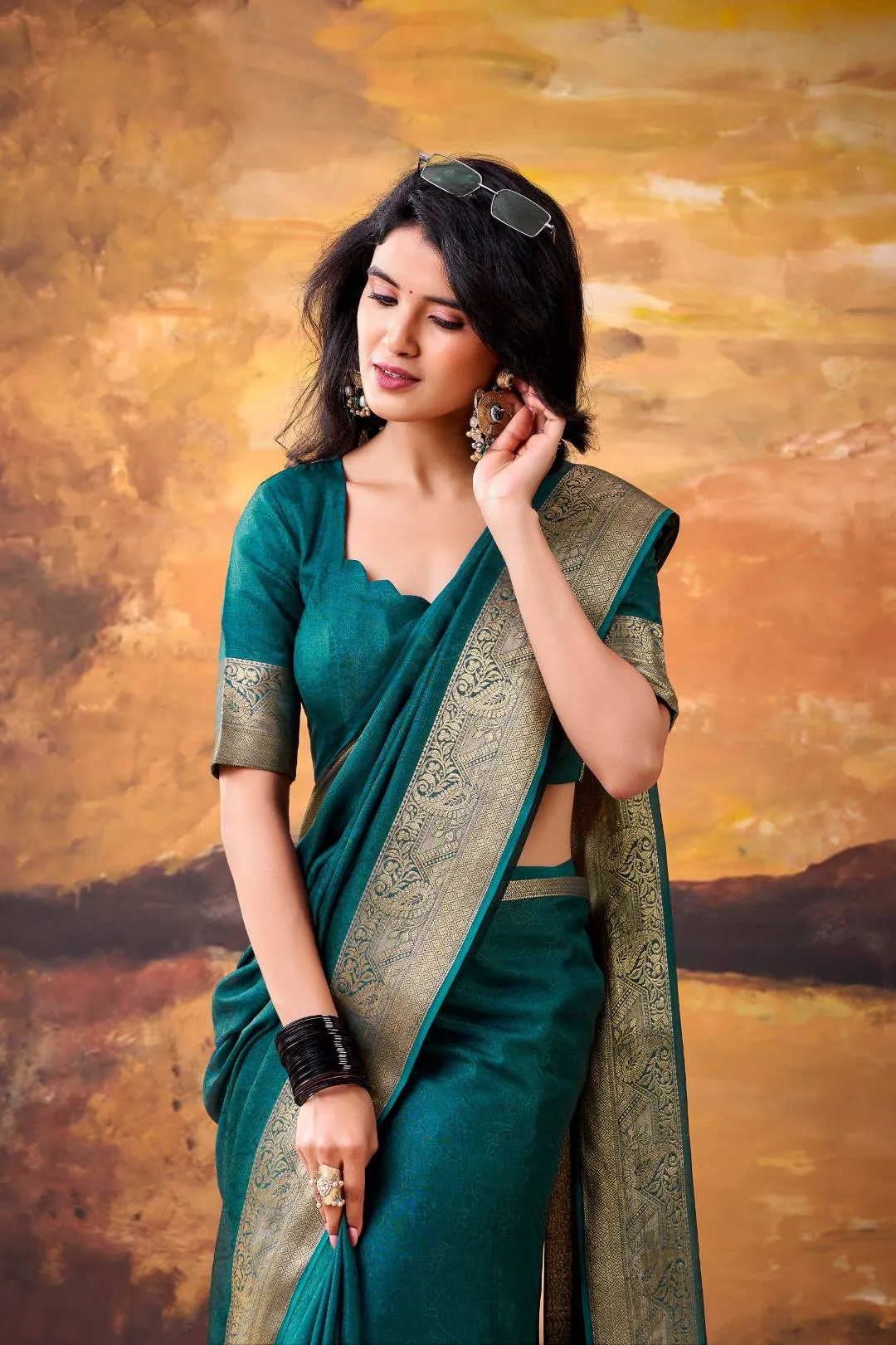 Buy WMN 7908 Sky Blue Mass Mello Zari Weaving Work Saree Online Usa