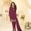 Sayuri Beads Chinon Silk With Beads Work Top Bottom Dupatta Wholesale Usa