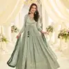 Sayuri Shabina Georgette With Embroidered Gown And Dupatta Collection Usa