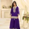 Sayuri Bansuri Georgette Embroidery Work Top Bottom Dupatta Collection Usa
