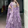 WMN 1144 Georgette Thread Embroidery Party Wear Lehenga Choli
