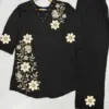 Lila 161 Rayon Embroidery Thread Work Office & Party Wear Co Ords Set Usa