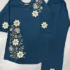 Lila 161 Rayon Embroidery Thread Work Office & Party Wear Co Ords Set Usa