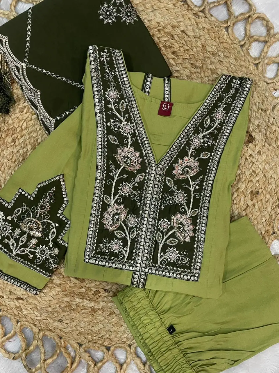 Lila 152 Roman Silk Embroidery Work Anarkali Readymade Dress