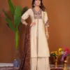 Lila 152 Roman Silk Anarkali Readymade Dress Wholesale