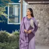 Lila 117 Poly Rayon Party Wear Readymade Dress Wholesale Usa