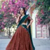 WMN 2037 Shreevani Chinon Weaving Work Party Wear Lehenga Choli Usa