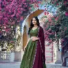 WMN 2037 Shreevani Chinon Zari Weaving Work Lehenga Choli Usa