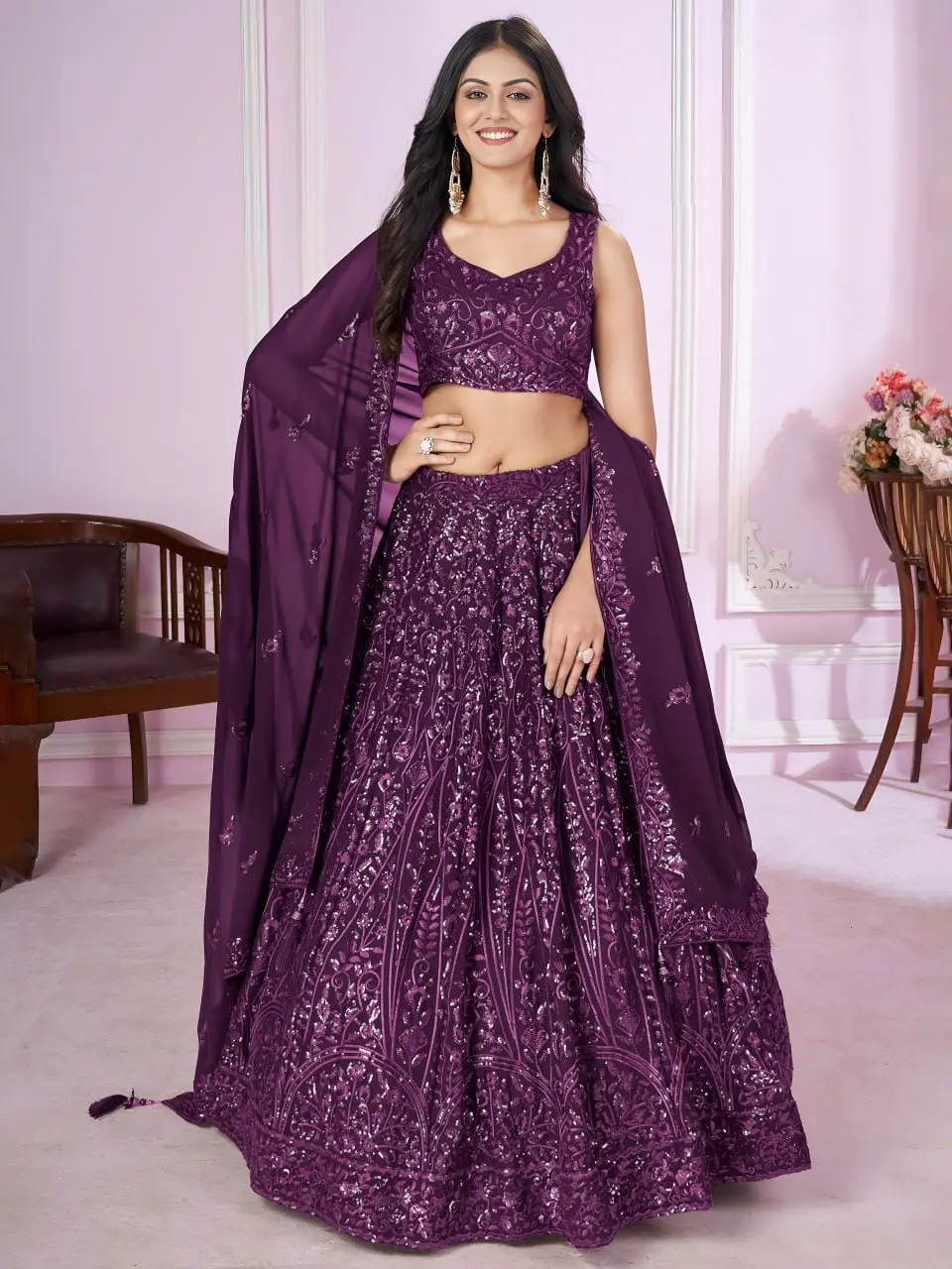 Zeel 5103 Soft Net Embroidery Wedding Wear Lehenga Choli Usa