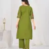 Lila 159 Cotton Thread Embroidery Anarkali Readymade Dress