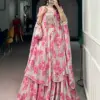 WMN 1144 Georgette Thread Embroidery Party Wear Lehenga Choli