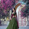 WMN 2037 Shreevani Chinon Zari Weaving Work Lehenga Choli Usa