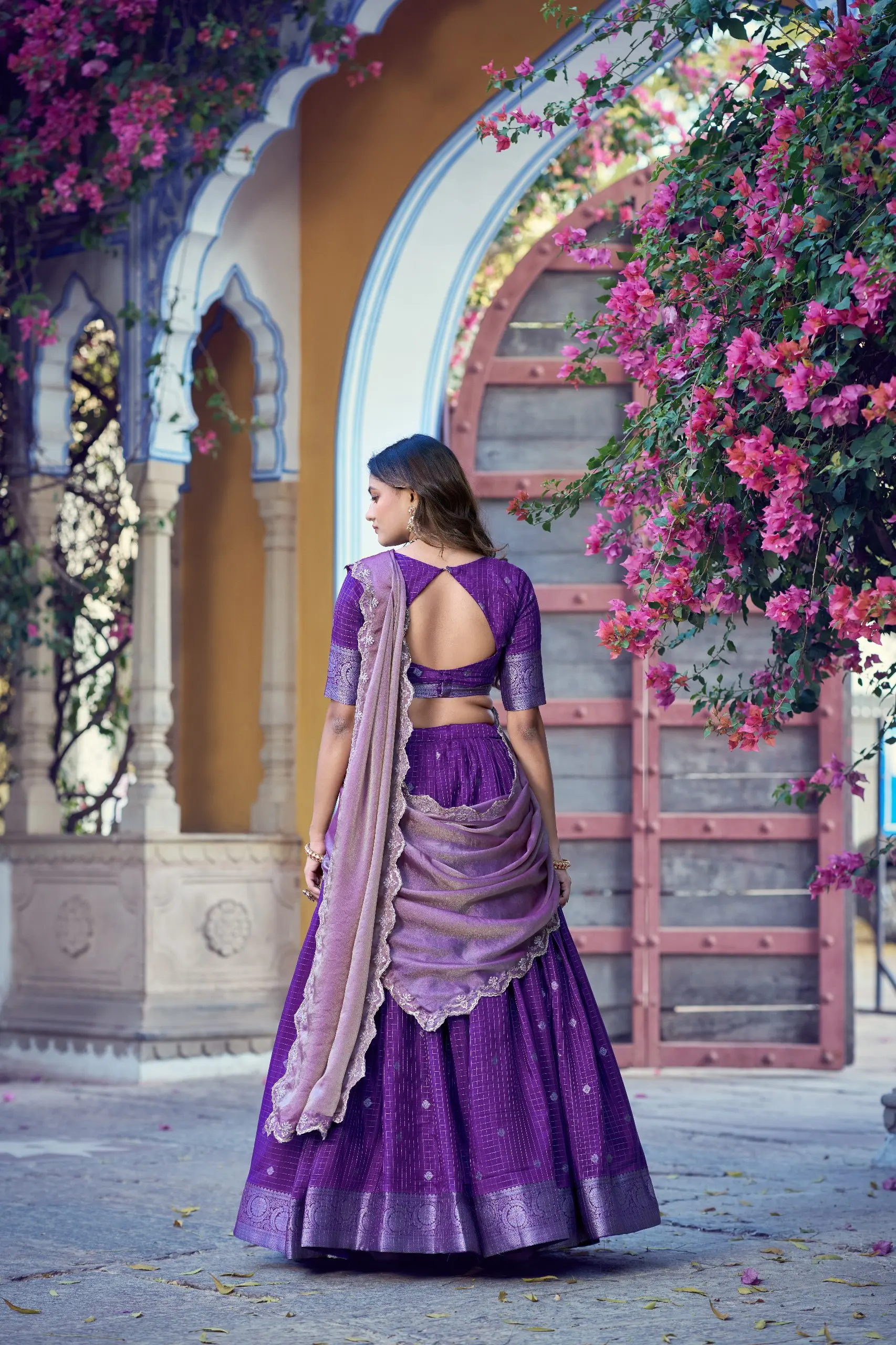 WMN 2037 Shreevani Chinon Weaving Work Lehenga Choli Wholesale Usa