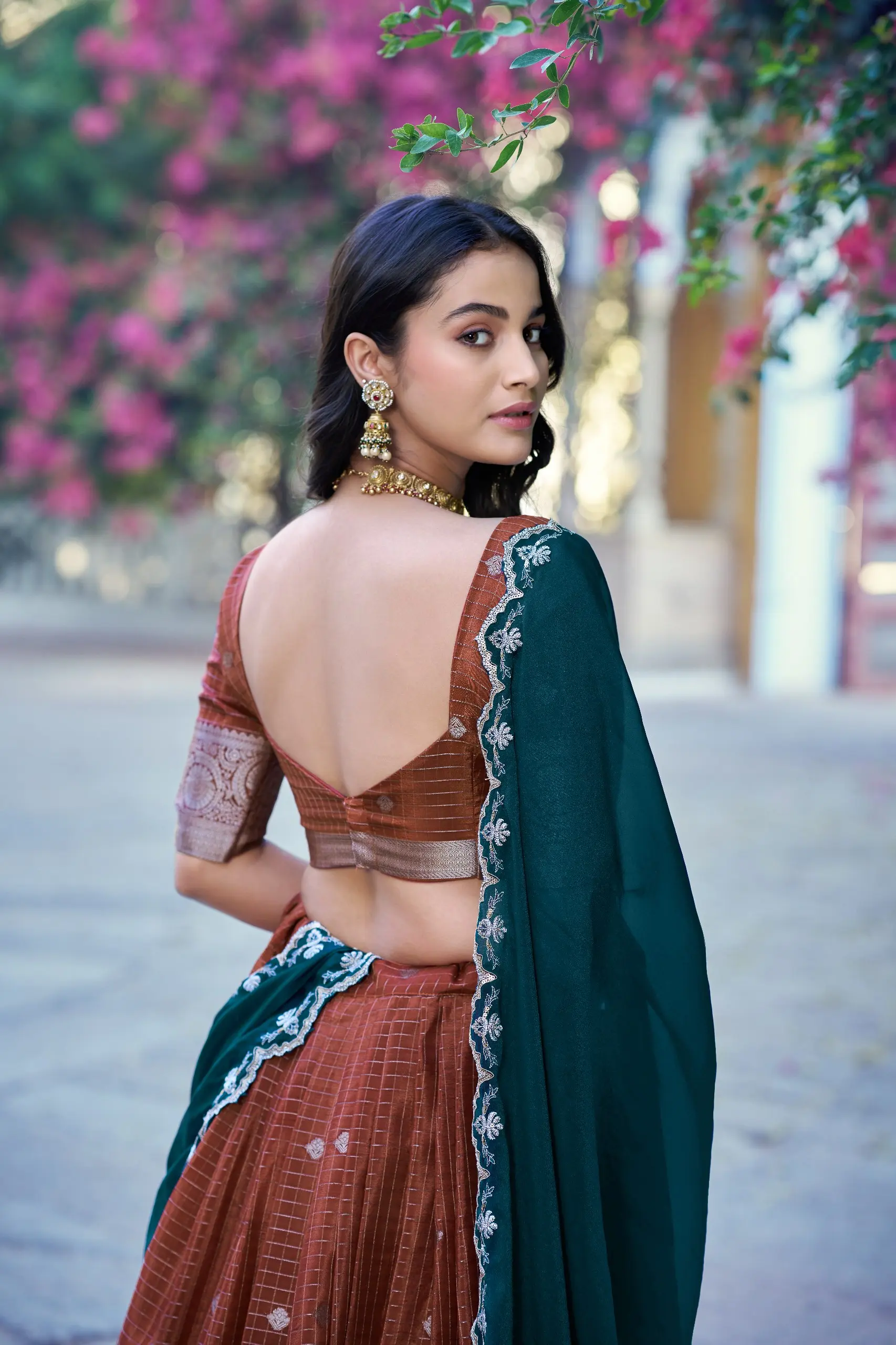 WMN 2037 Shreevani Chinon Weaving Work Party Wear Lehenga Choli Usa