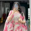 WMN 1144 Georgette Thread Embroidery Party Wear Lehenga Choli