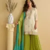 Sayuri 10071 Chinon Silk Embroidery Pakistani Gharara Suit Collection Usa