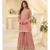 Sayuri Bansuri Georgette Embroidery Work Top Bottom Dupatta Wholesale