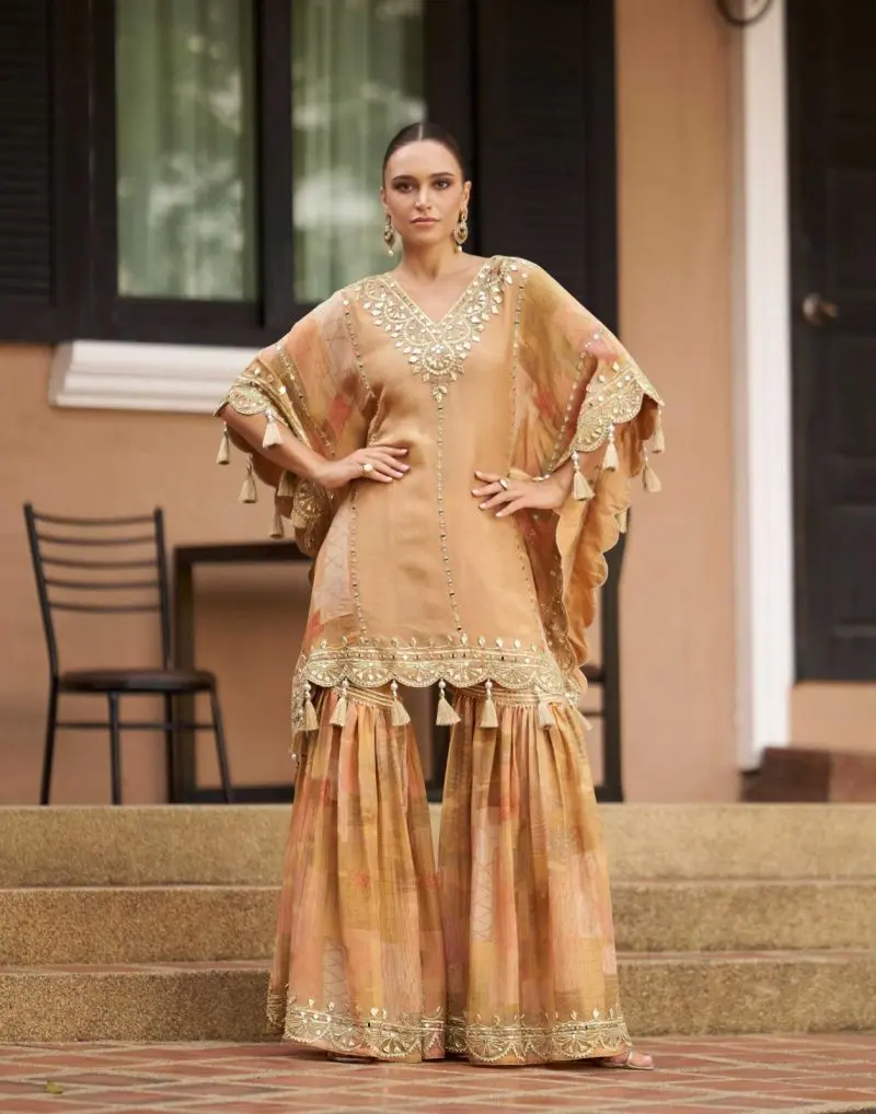 Sayuri Magic Nx Viscose Hand Mirror Kaftan Collection Wholesale