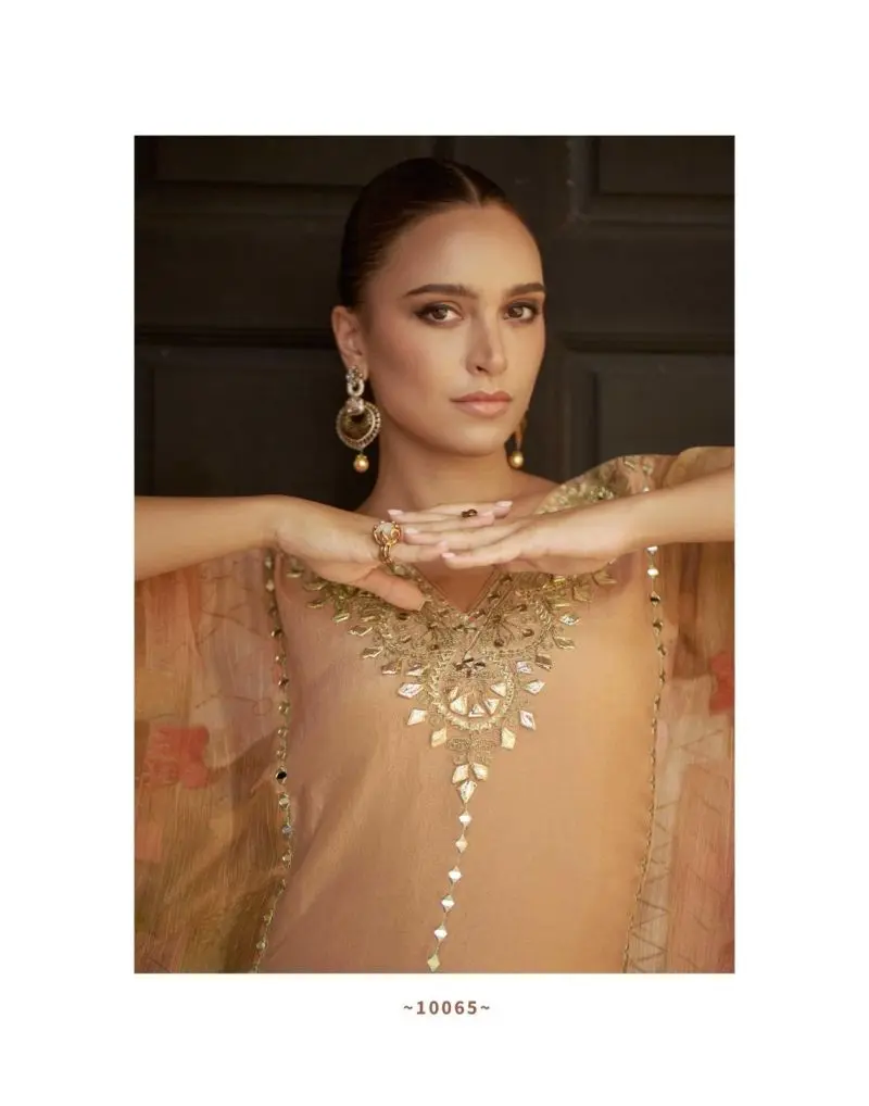 Sayuri Magic Nx Viscose Hand Mirror Kaftan Collection Wholesale