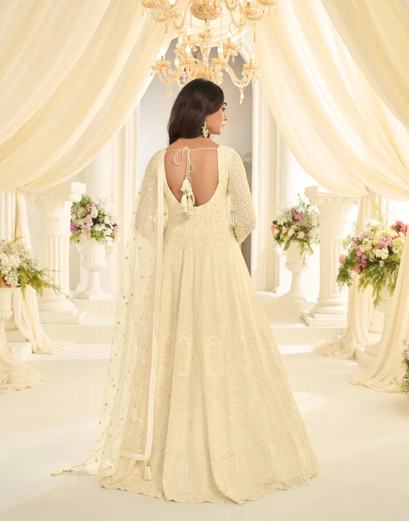 Sayuri Shabina Georgette With Wedding Embroidery Gown Collection Usa
