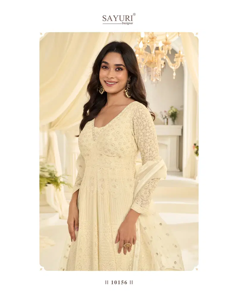 Sayuri Shabina Georgette With Wedding Embroidery Gown Collection Usa