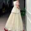WMN 1121 Chocolate Silk Embroidery Lehenga Blouse Wholesale Usa