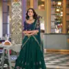 WMN 1351 Aafreen Rangoli Silk Embroidery Lehenga Choli Usa