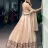 WMN 1476 Spider Crush Thread Embroidery Work Party Wear Lehenga Choli Usa