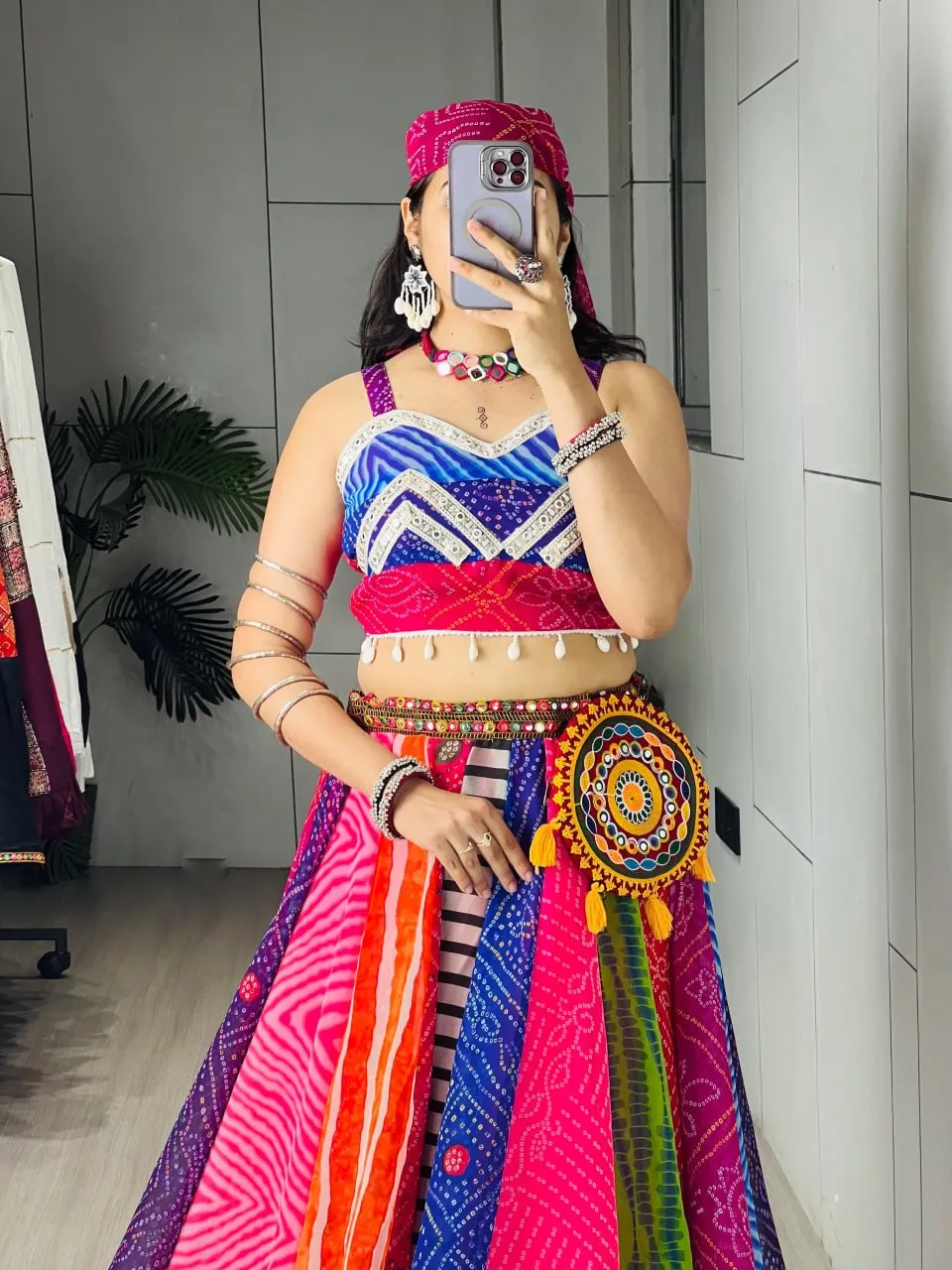 WMT 7705 Rangoli Georgette Navratri Garba Collection 2026