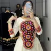 WMT 8054 Vaayroo Rayon Cotton Designer Mirror Embroidery Navratri Top Skirt Usa