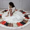 WMT 8054 Vaayroo Rayon Cotton Designer Mirror Embroidery Navratri Top Skirt Usa
