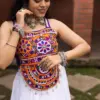 WMT 8065 Rayon Cotton Gamthi Work Navratri Fancy Garba Dress Usa