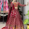 WMT 8076 Rayon Cotton Azarakh Printed Navratri Chaniya Choli Usa