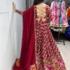 WMT 8076 Rayon Cotton Azarakh Printed Navratri Chaniya Choli Usa