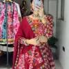 WMT 8076 Rayon Cotton Azarakh Printed Navratri Chaniya Choli Usa